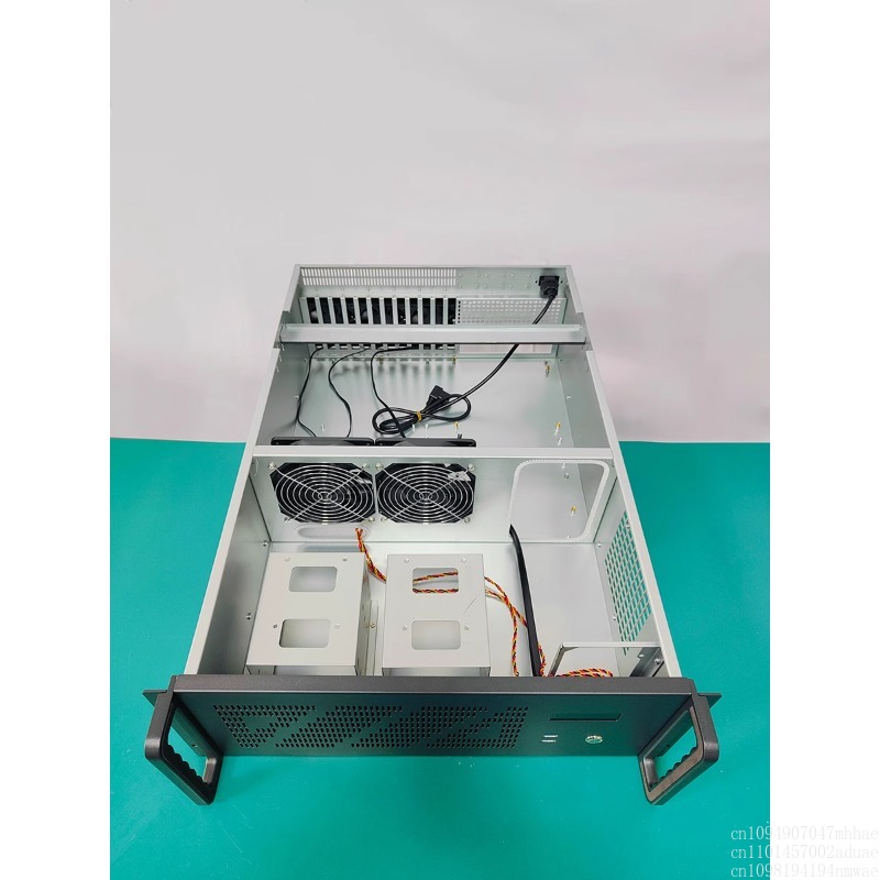 Server Gpu Chassis 4U - 4Uシャーシ、深さ650mm、12スロット、4チャンネルGPUグラフィックカード、超小型デュアルチャンネルマザーボード、USB3.0搭載、深学習AIサーバー