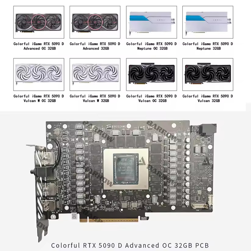Barrow GPU ブロック カラフル iGame RTX - Rtx 5090 32Gb のレビューと価格