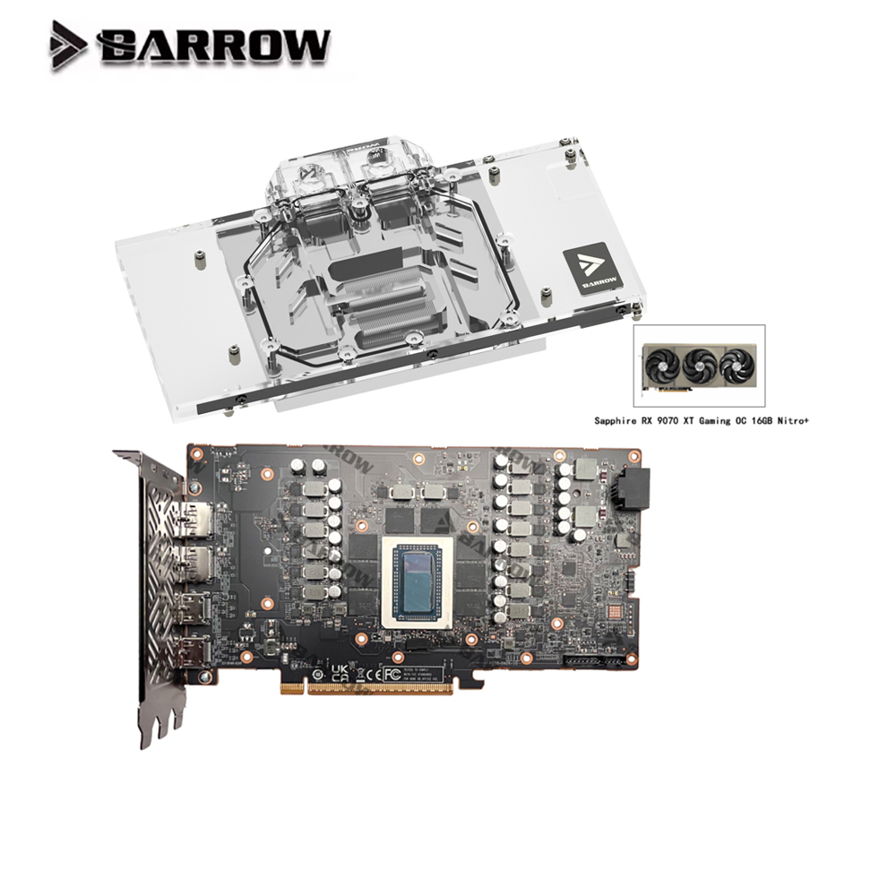 バロー GPU ウォーターブロック サファイア Radeon - Rx 9070 Xt のレビューと価格
