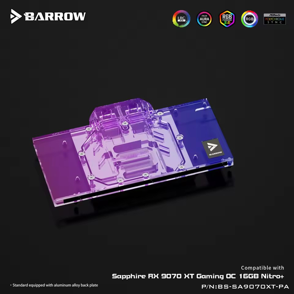 バロー GPU ウォーターブロック サファイア Radeon - Rx 9070 Xt のレビューと価格
