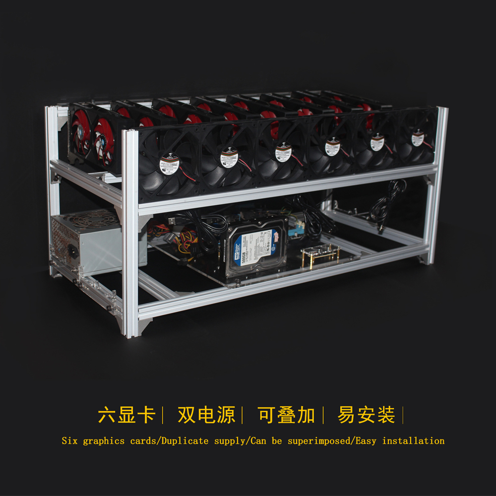 6 8 12 19 GPU マイナーマイニングリグアルミスタ - Gpu Mining Rig Frame 8 Gpu のレビューと価格